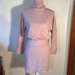 Free People Textured Light Pink Dress